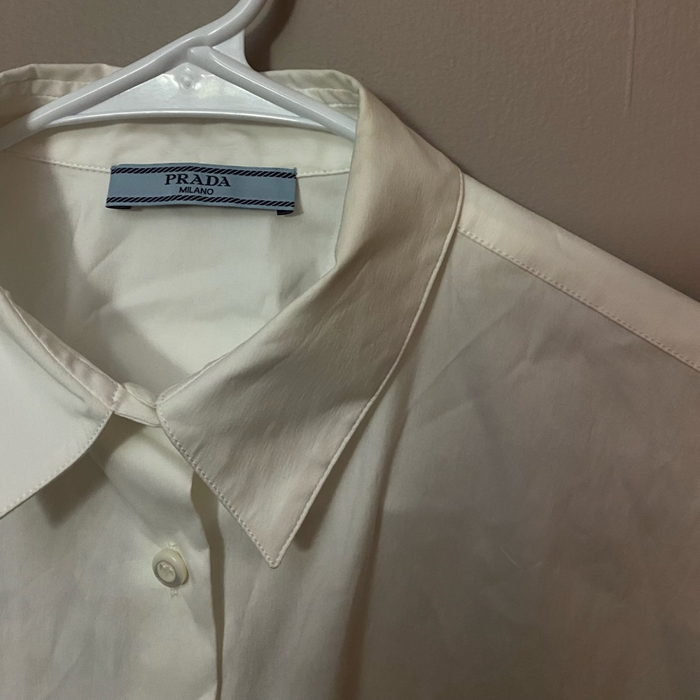 Prada Button Down Long Sleeve Top - image 2